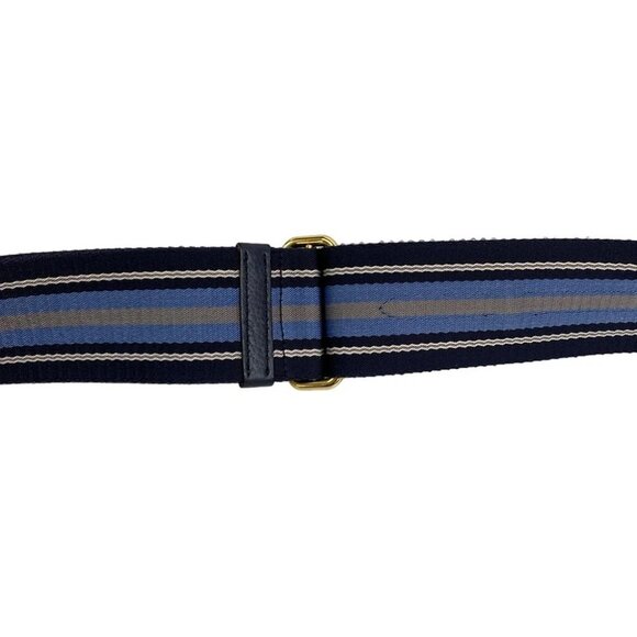 PRADA - Blue Leather Shoulder Bag - Picture 13 of 14